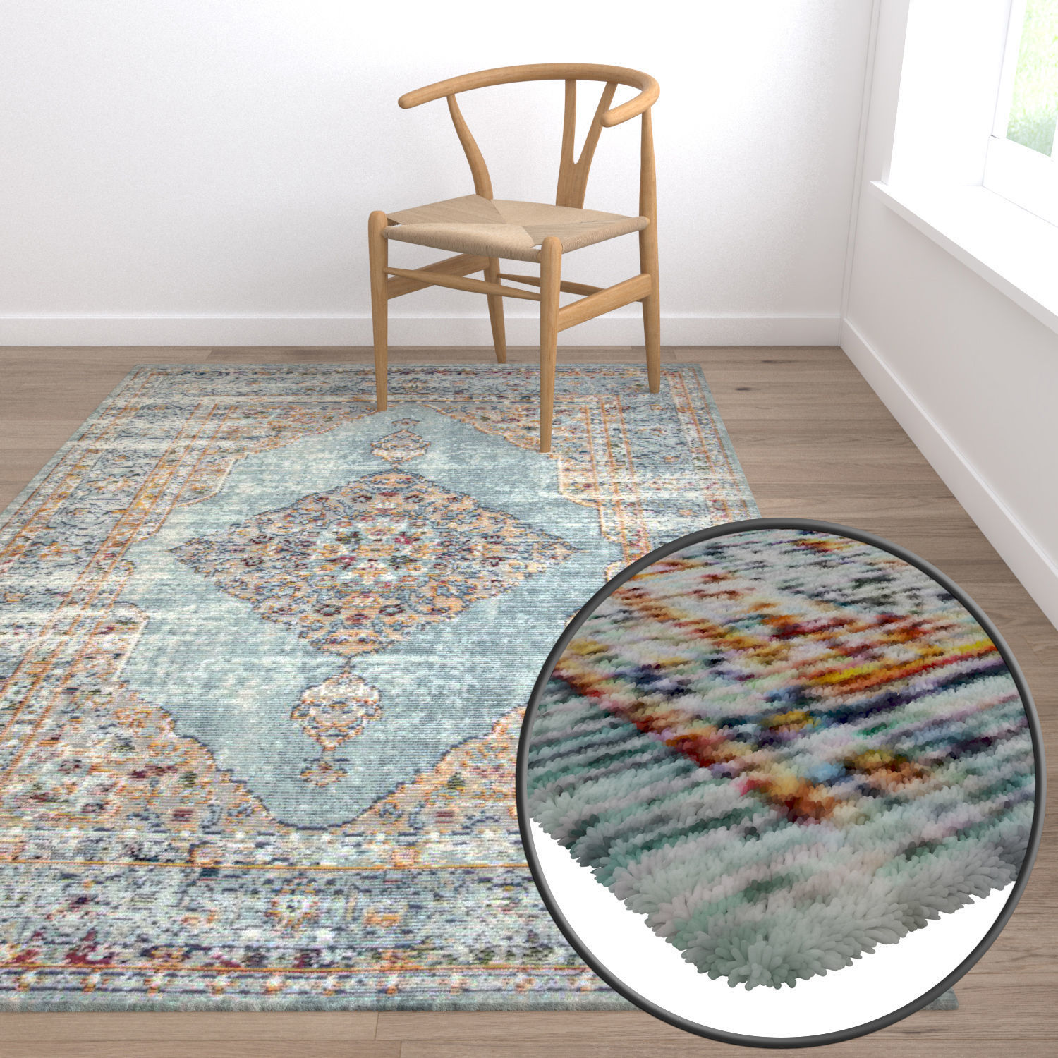 Rug Set 1432 3D model_5