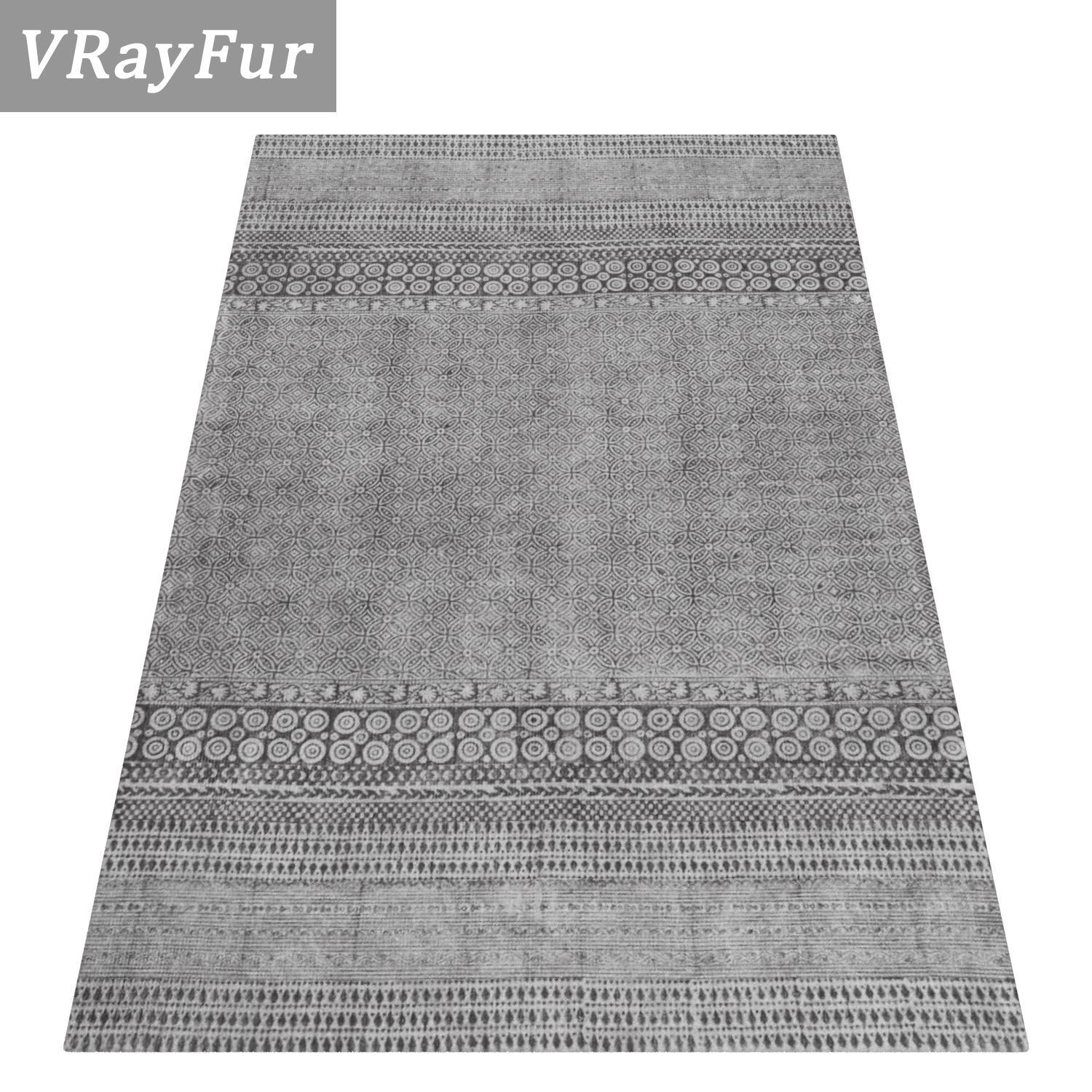 Rug Set 1435 3D model_2