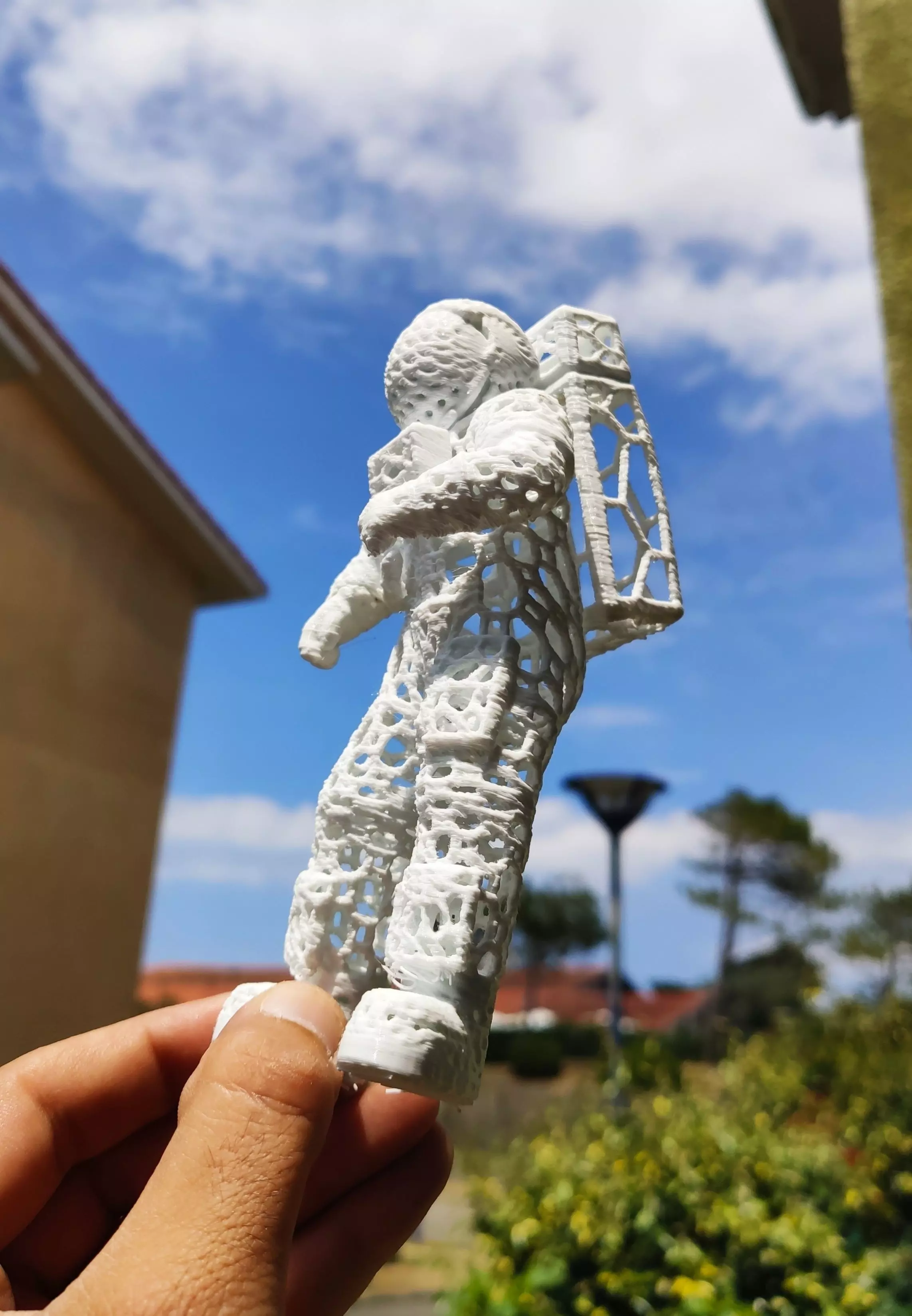 spaceman voronoi 3D print model