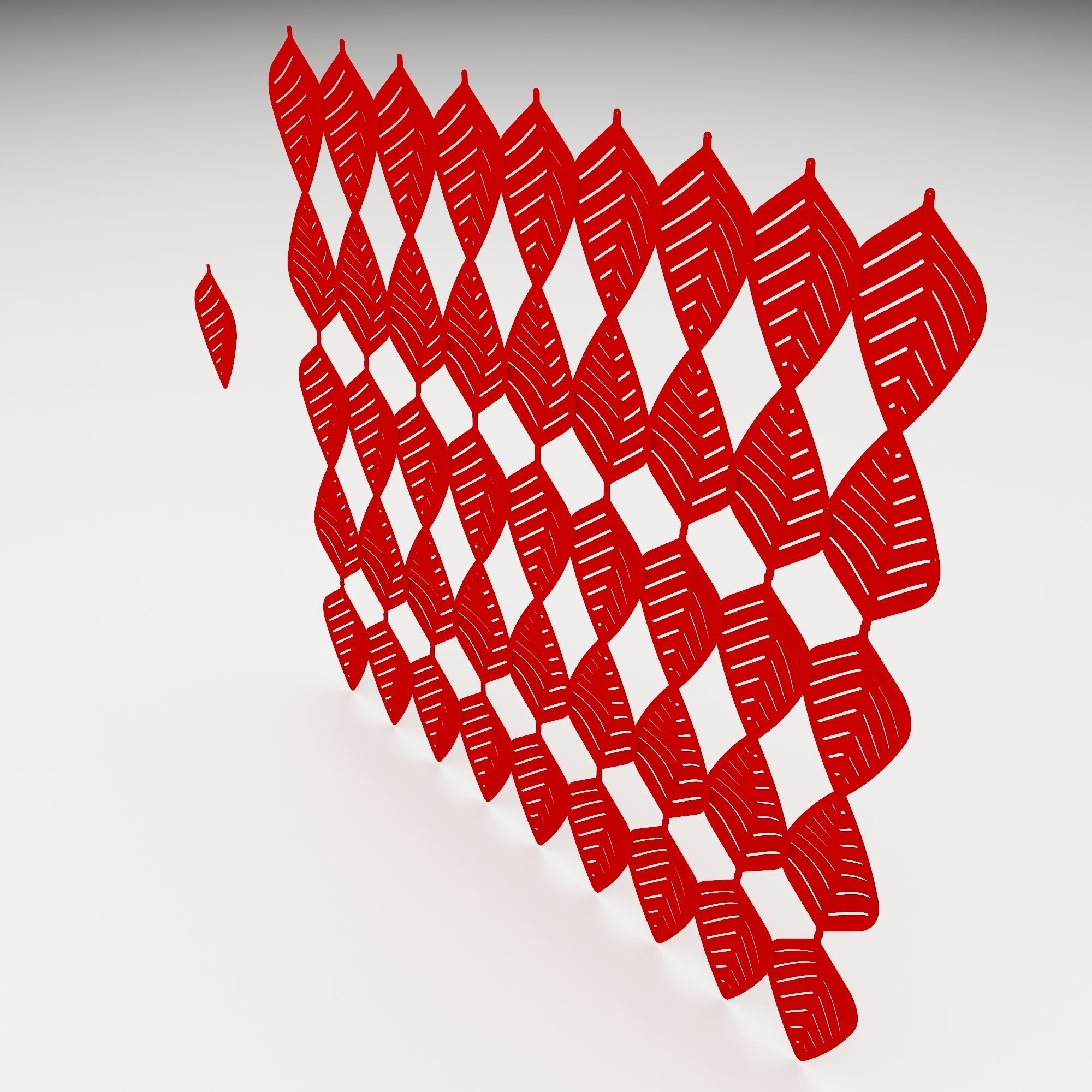 Airleaf Pattern - abstracta 3D model_4