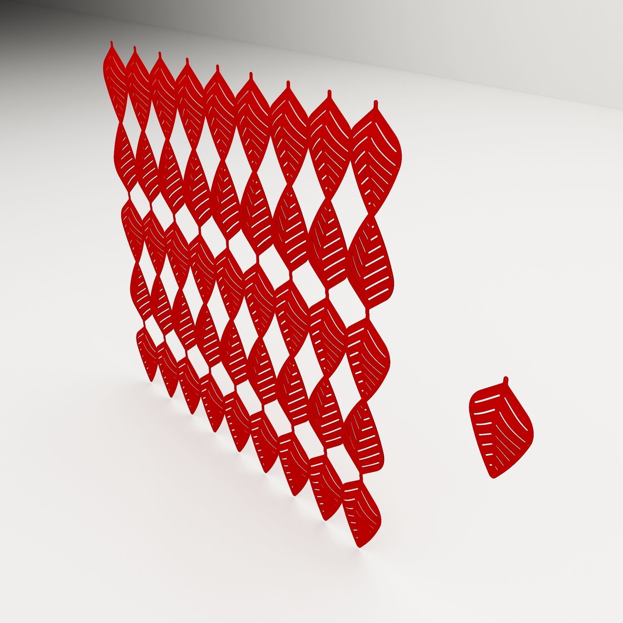 Airleaf Pattern - abstracta 3D model_2