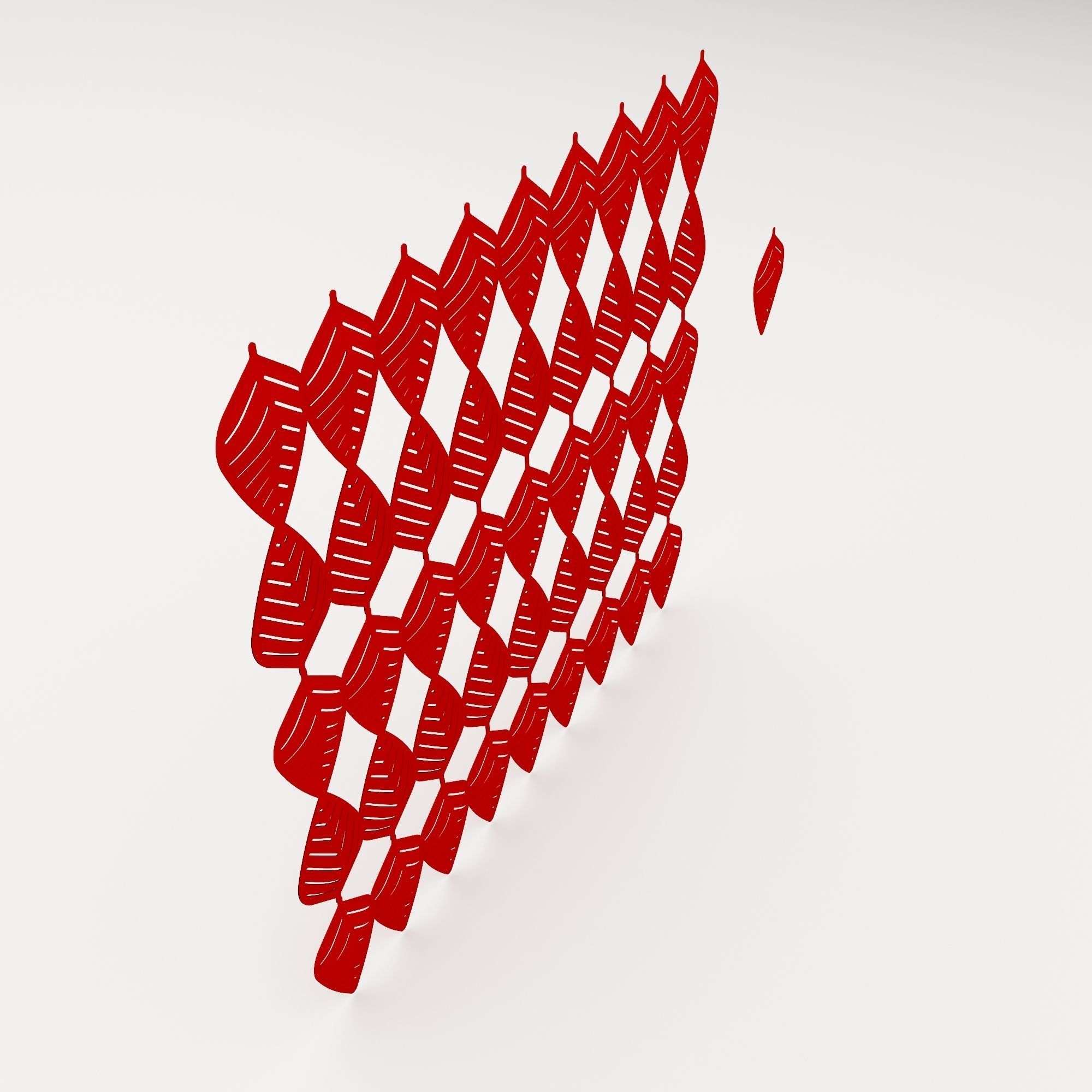 Airleaf Pattern - abstracta 3D model_3