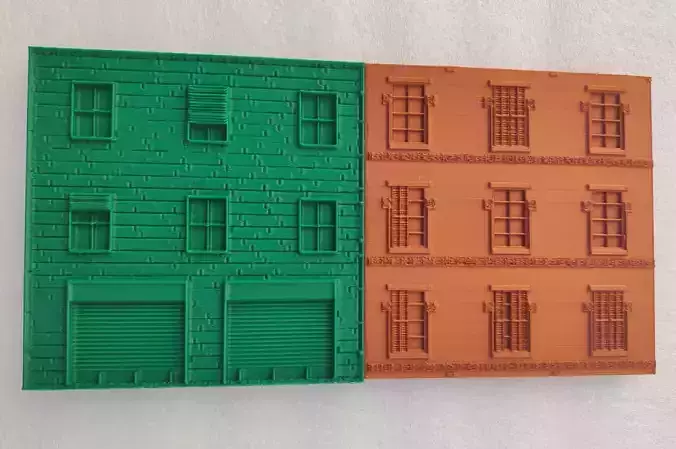 Wall of brick 3D print model