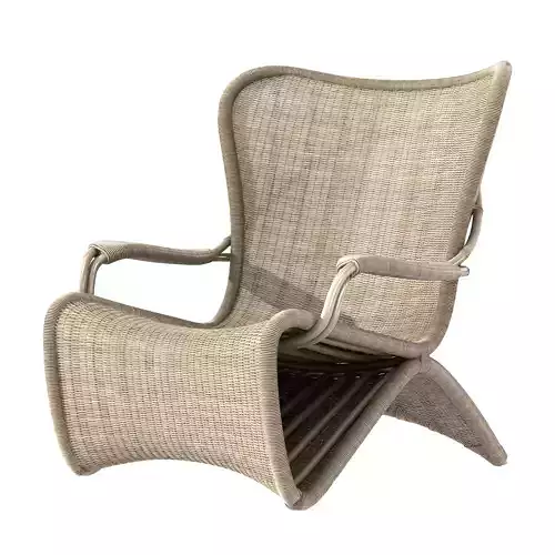 Restoration hardware PALMERIA LOUNGE CHAIR 3D model