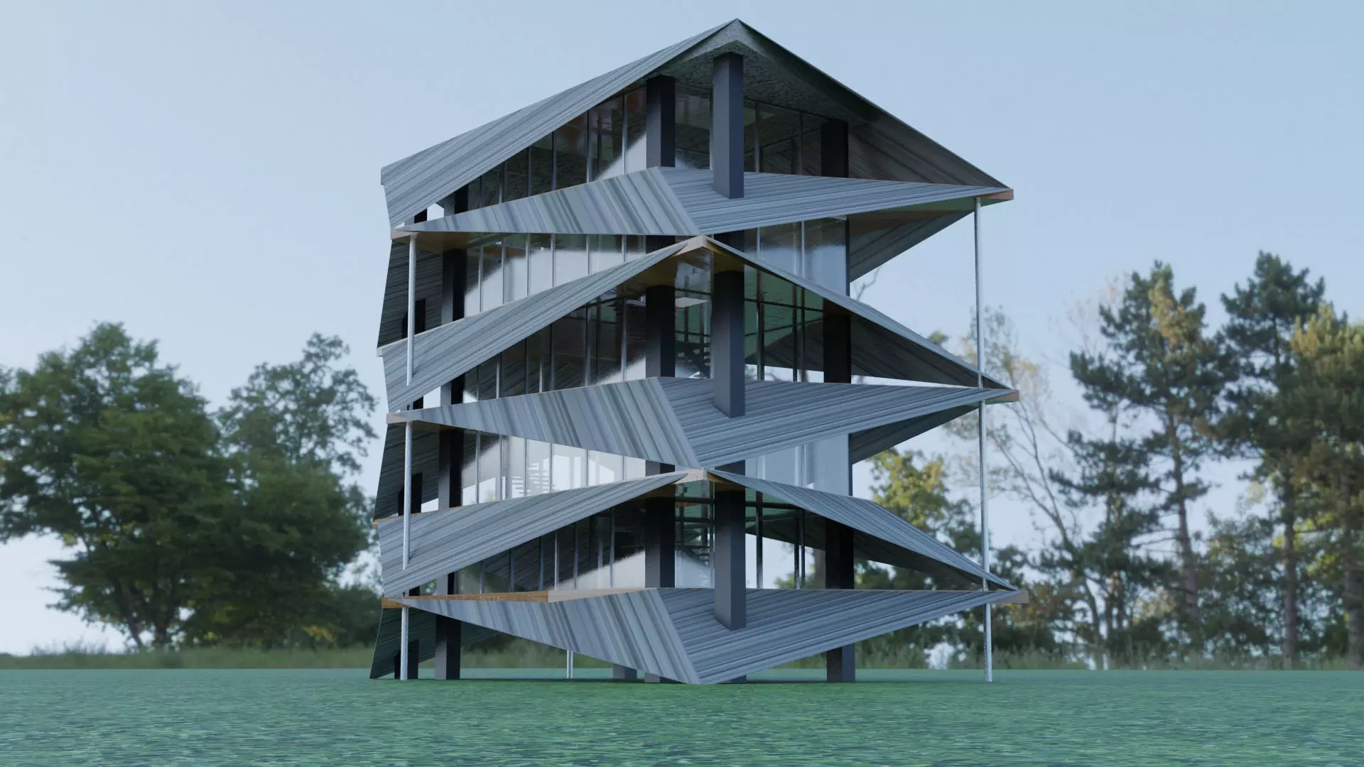 Futuristic Architecture 3D model