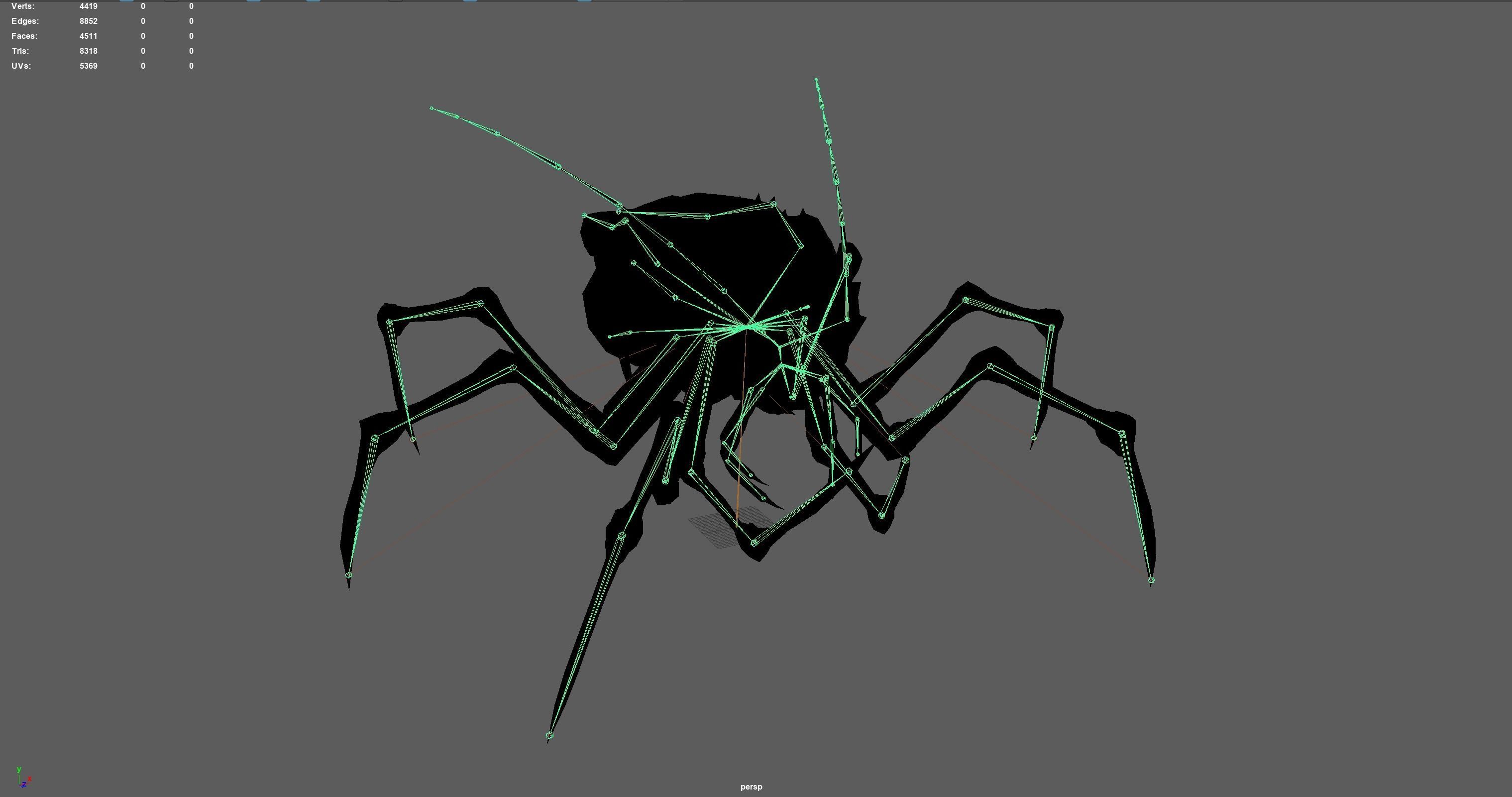 Land Bug 1 Low-poly 3D model_12