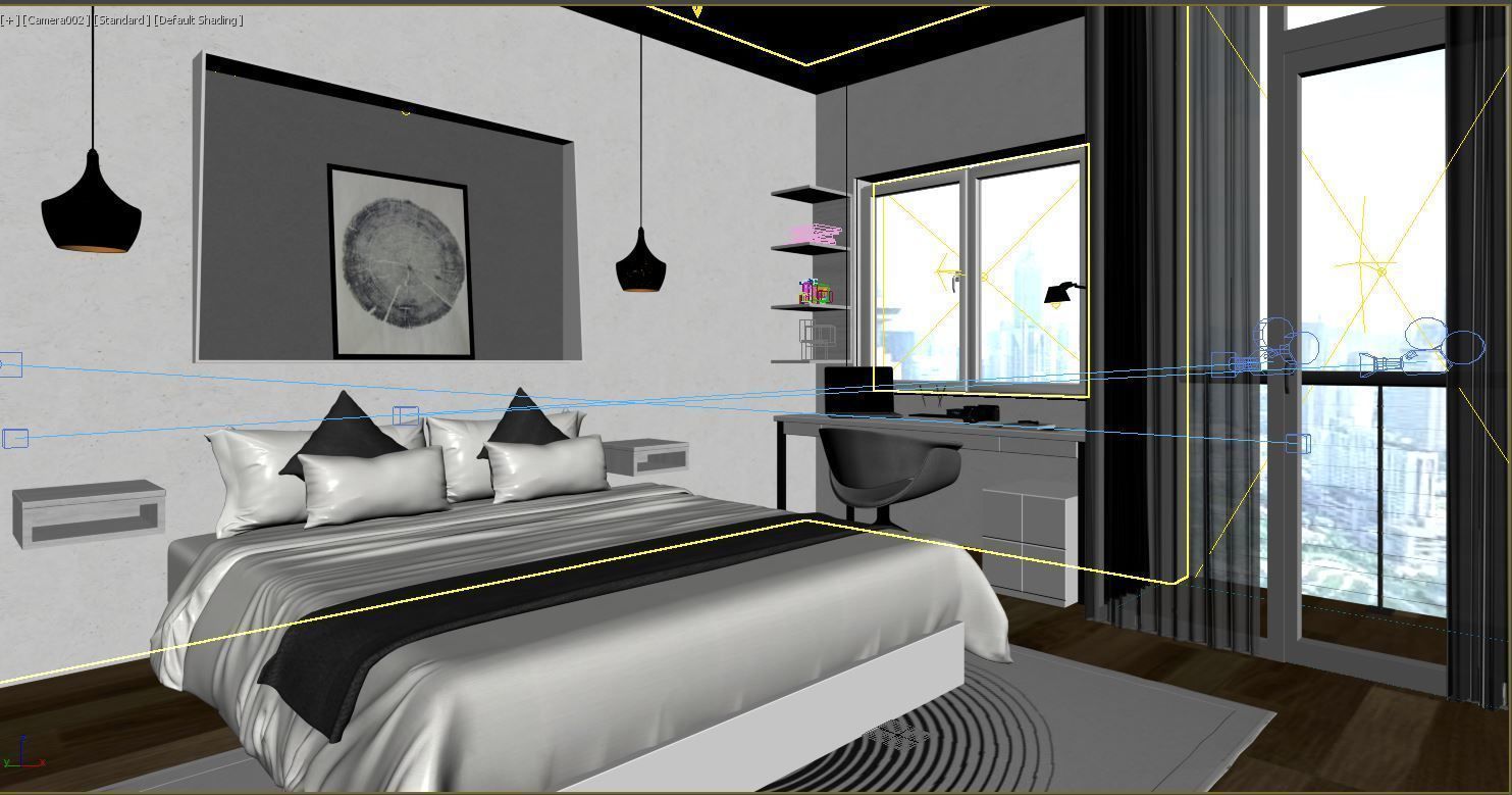 Apartment Interior 3D Model 3dsMax Vray Render 3D model_7