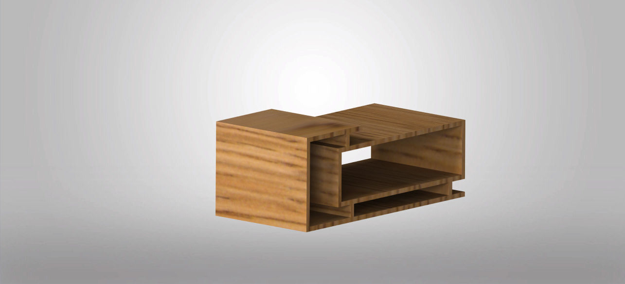 Table Coffee Simple 3D model_3