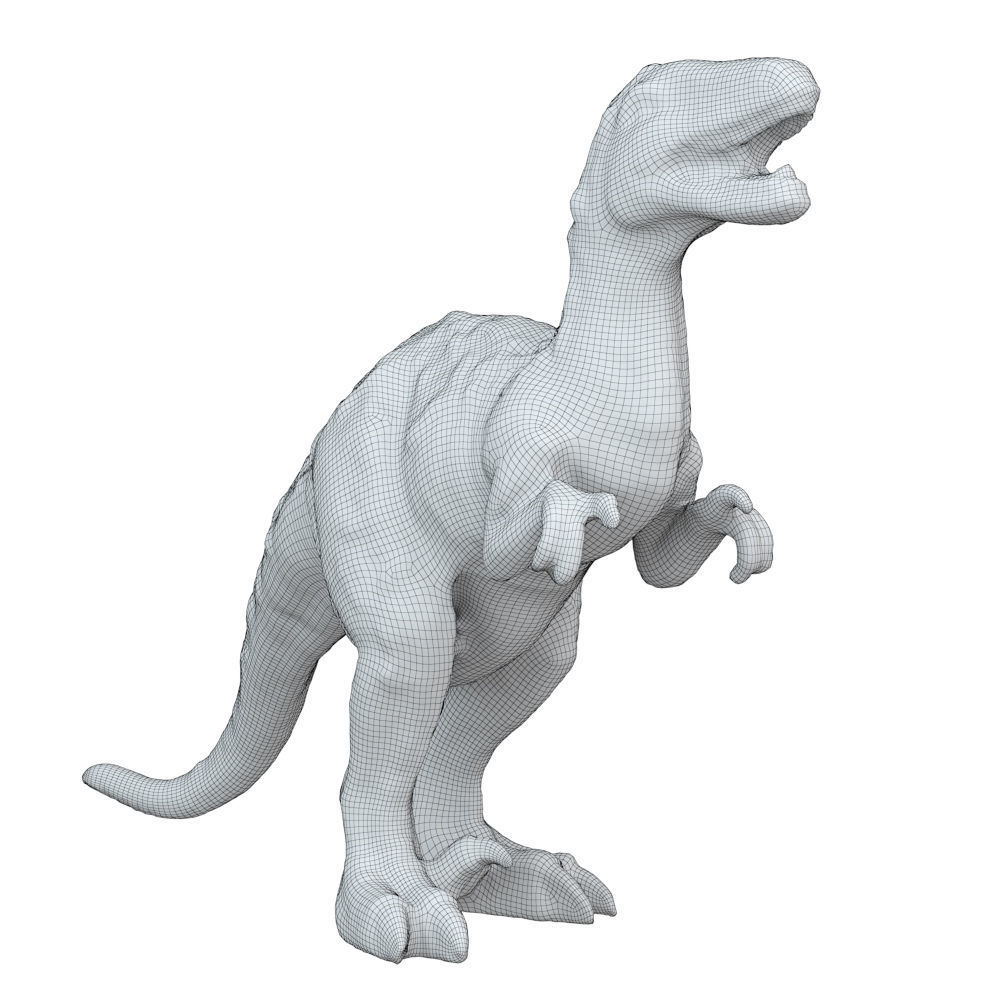 Iguanodon Toy 3D model_4