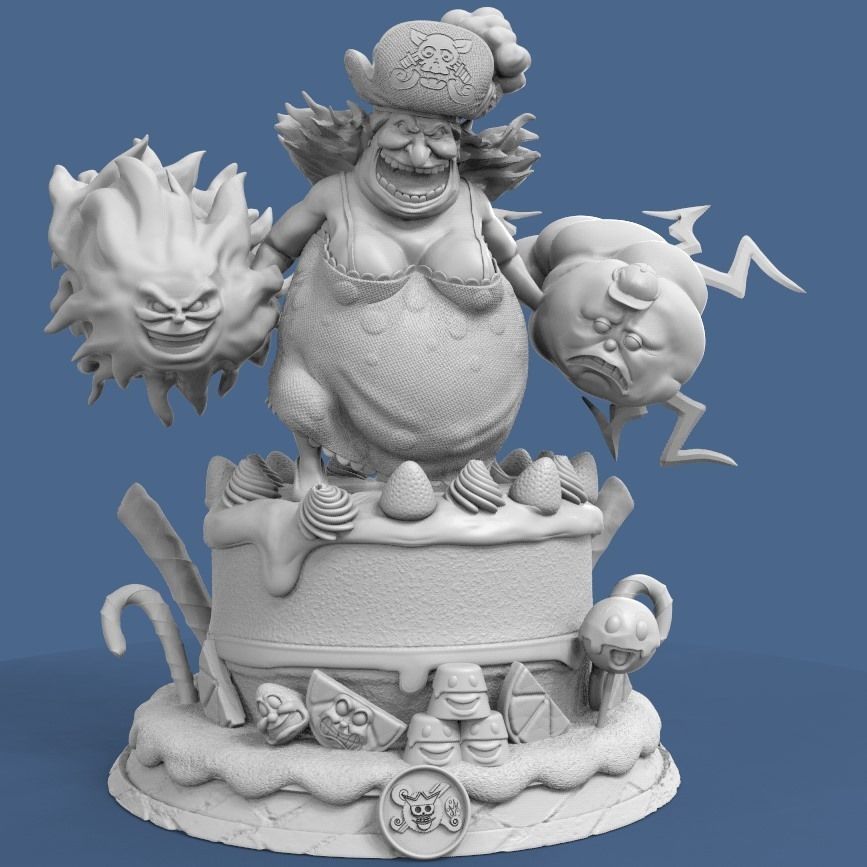 ONEPIECE CHARLOTTE LINLIN BIG MOM  3D print model_1