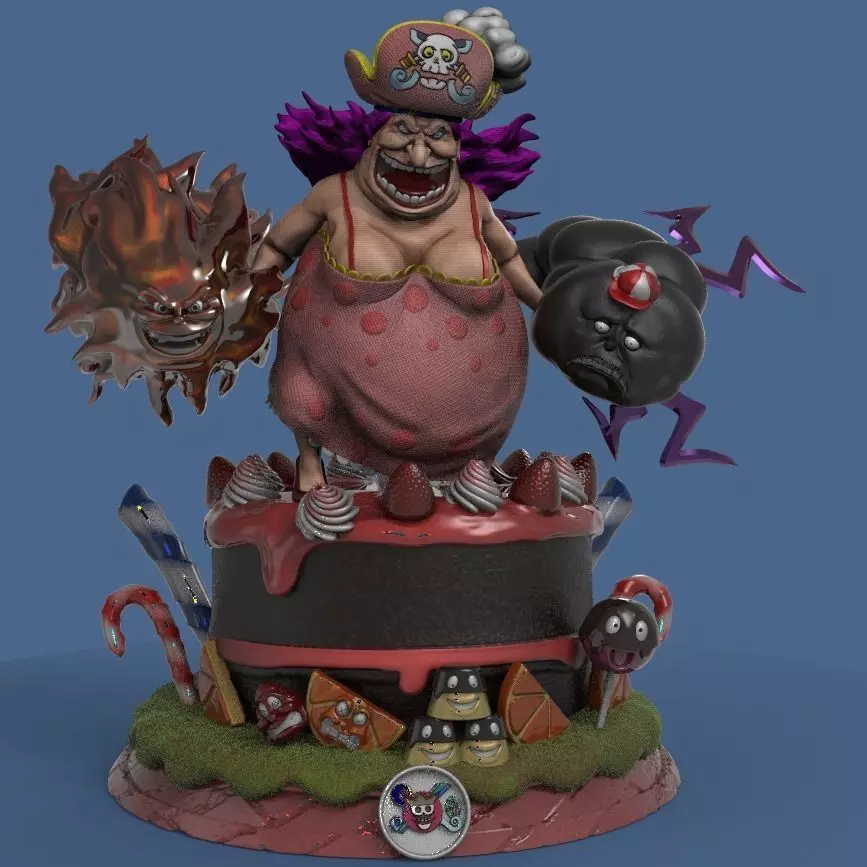 ONEPIECE CHARLOTTE LINLIN BIG MOM  3D print model_0