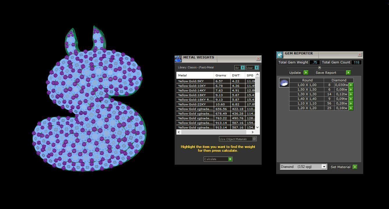 Alphabet Bubble S 3D print model_11