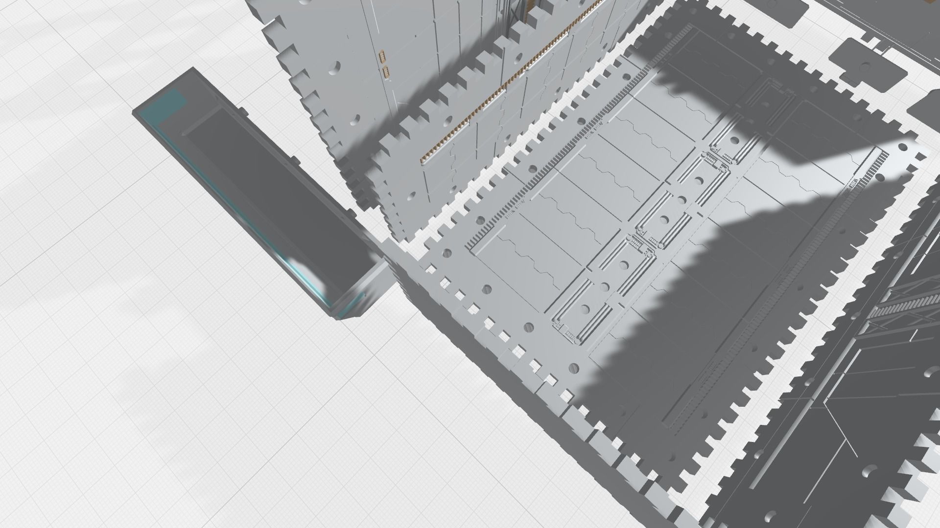 -MHG01C-  Mecha Hangar Garage 01 -Transformable Storage Box- 3D print model_21