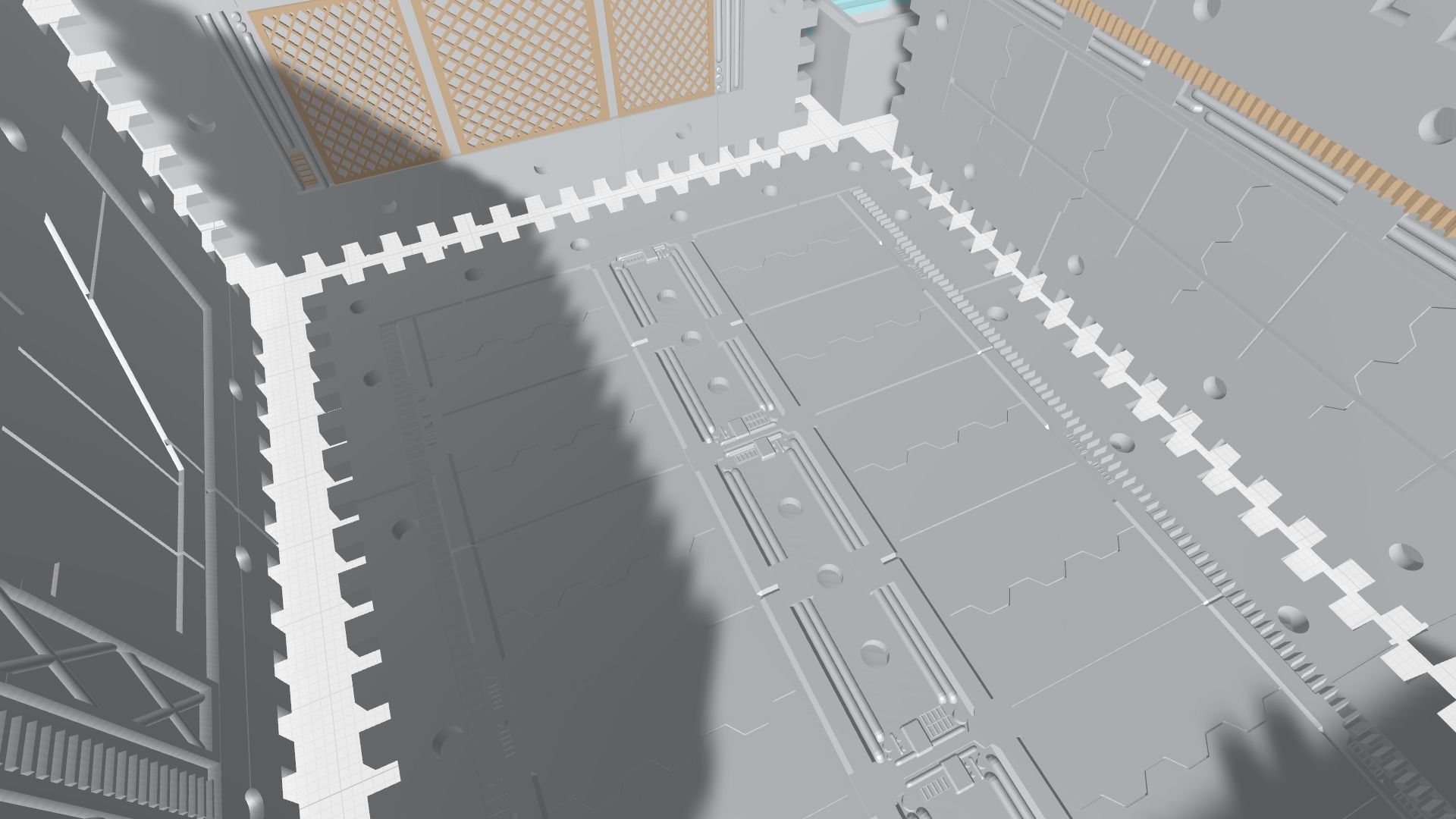 -MHG01C-  Mecha Hangar Garage 01 -Transformable Storage Box- 3D print model_23