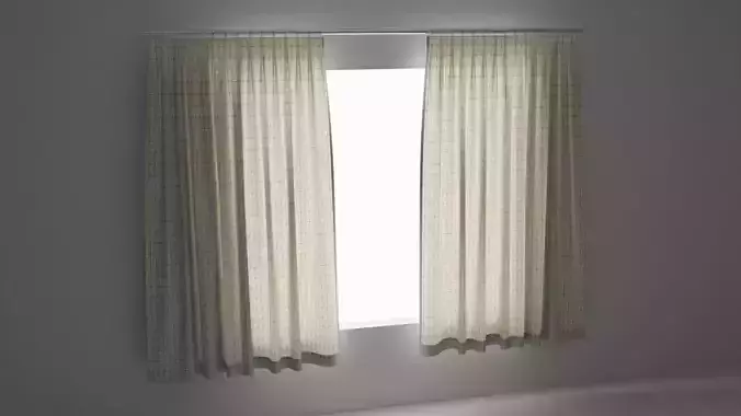 Curtains with pattern