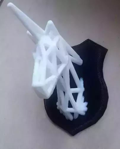Licorne Voronoi 3D print model