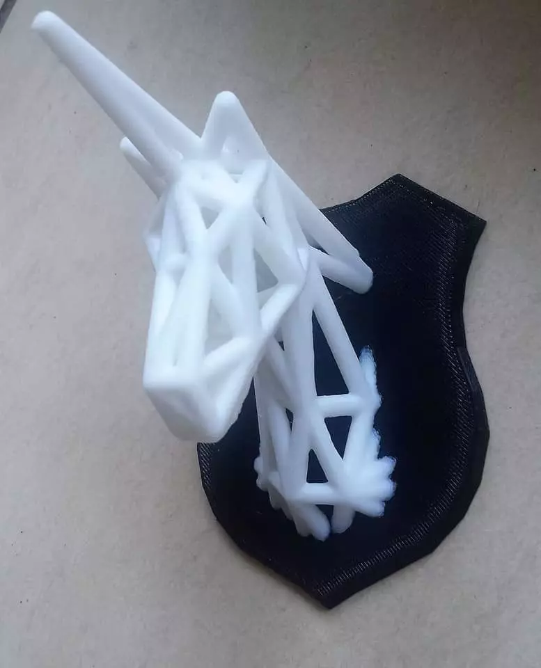 Licorne Voronoi 3D print model