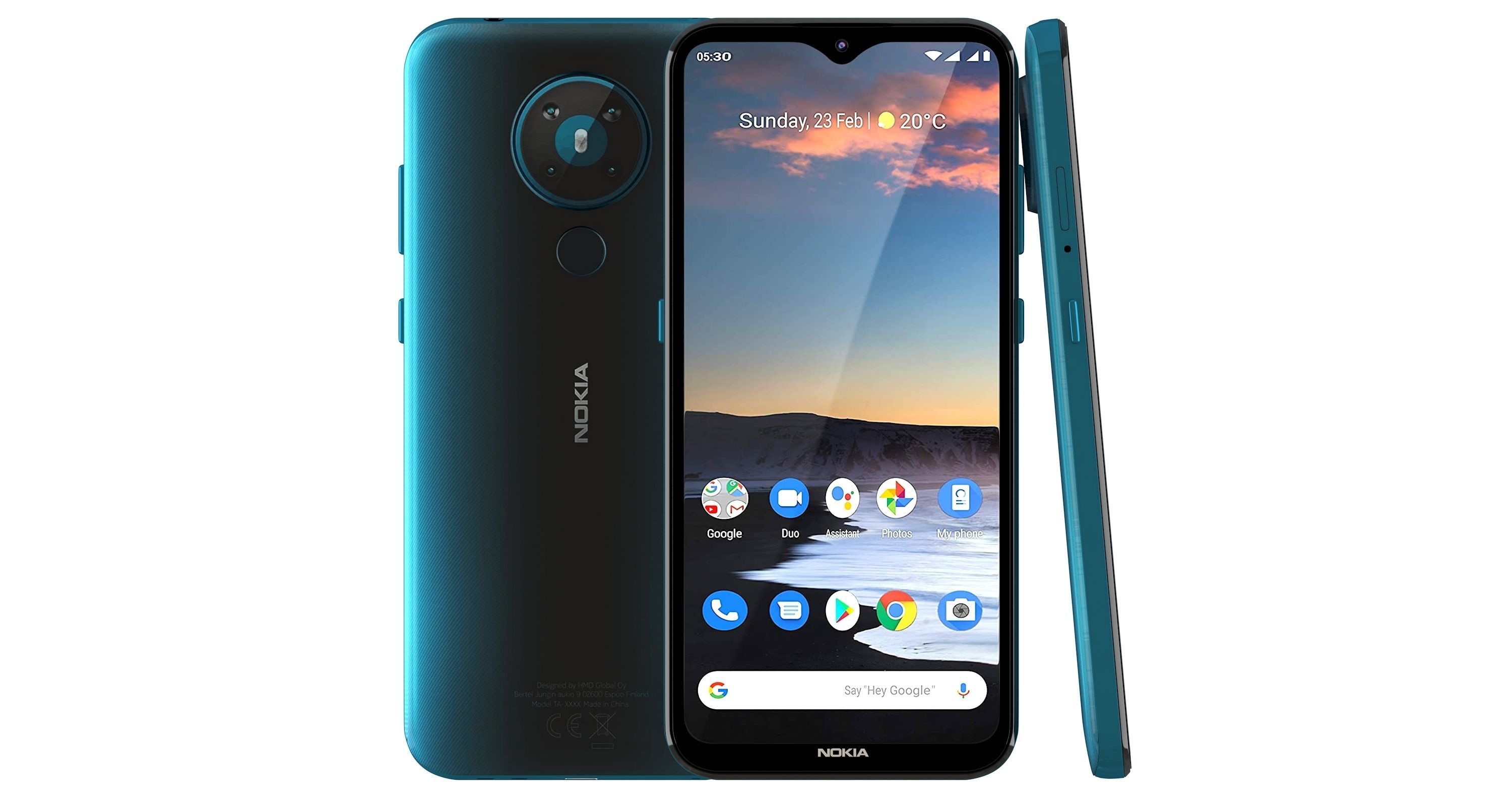 Nokia 5 3 Cyan 3D model_1