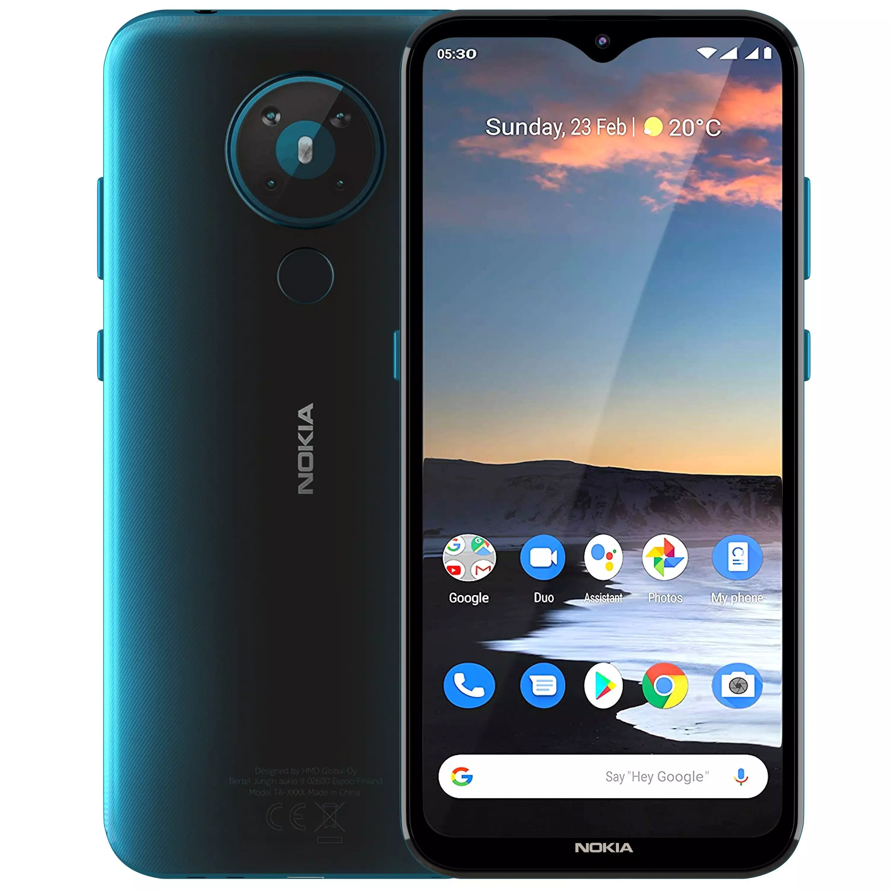 Nokia 5 3 Cyan 3D model_0