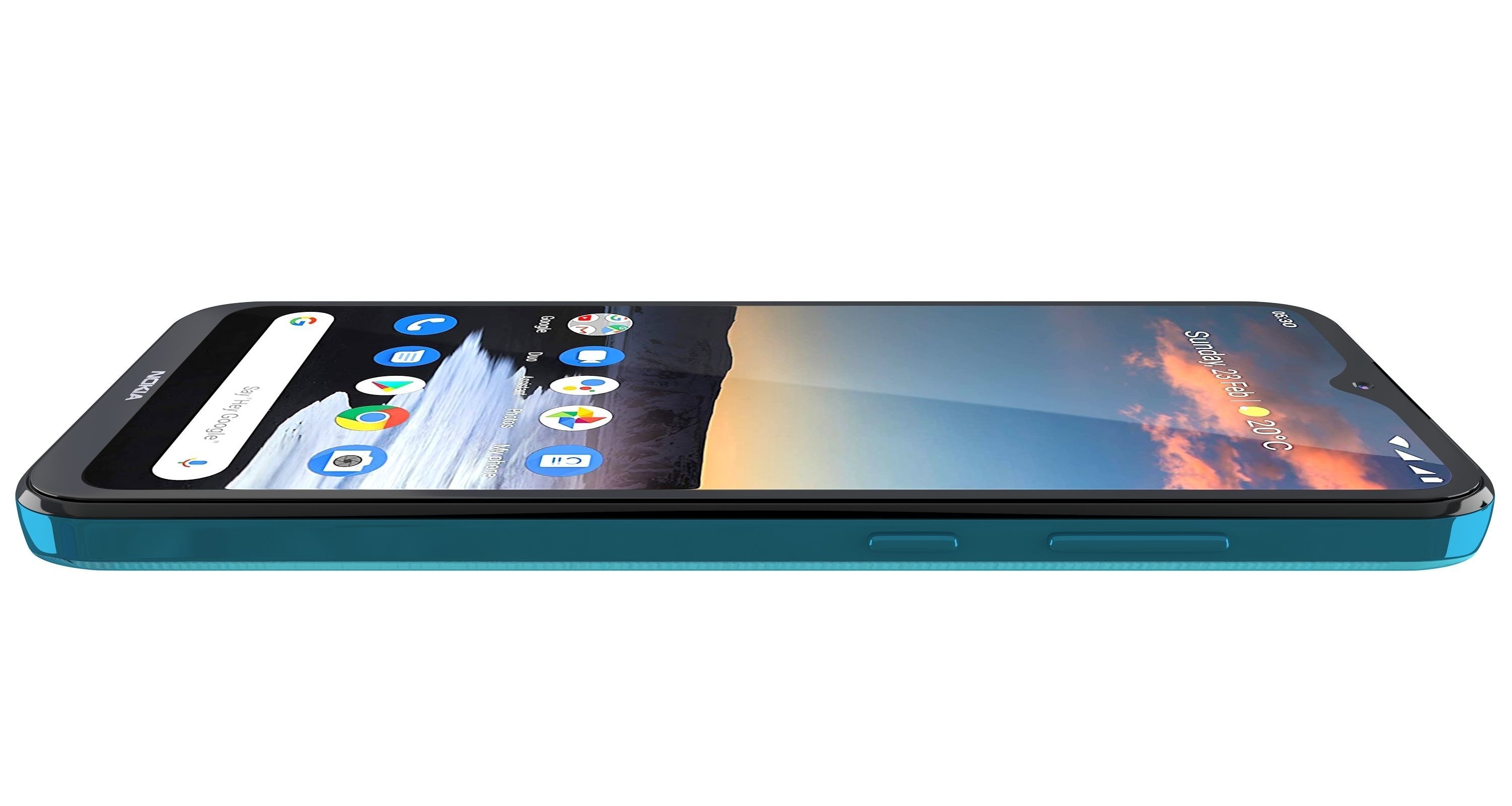 Nokia 5 3 Cyan 3D model_5