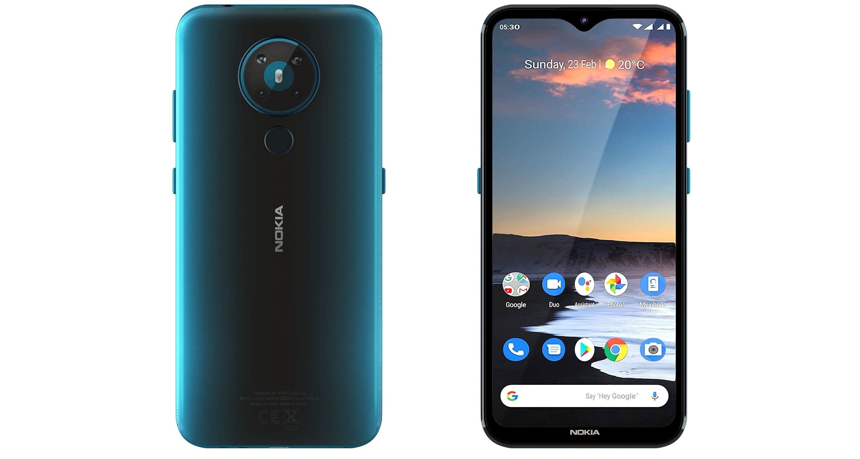 Nokia 5 3 Cyan 3D model_3