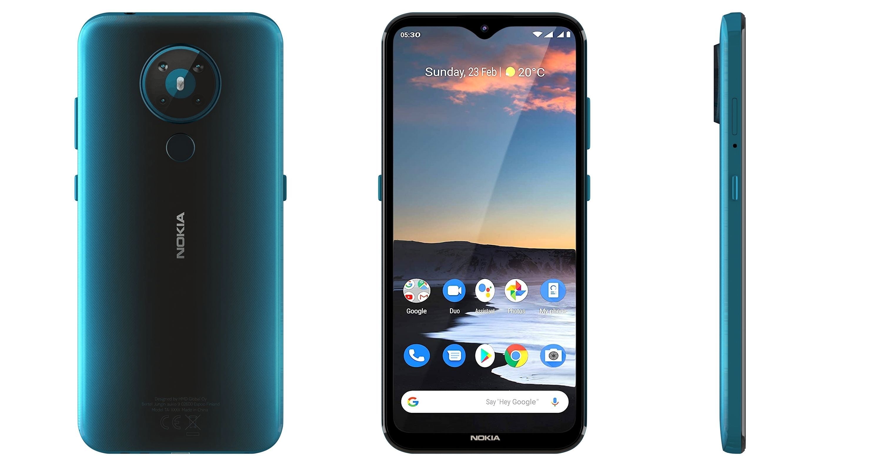 Nokia 5 3 Cyan 3D model_2