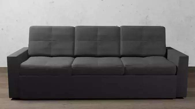 Dark grey sofa - 3 versions