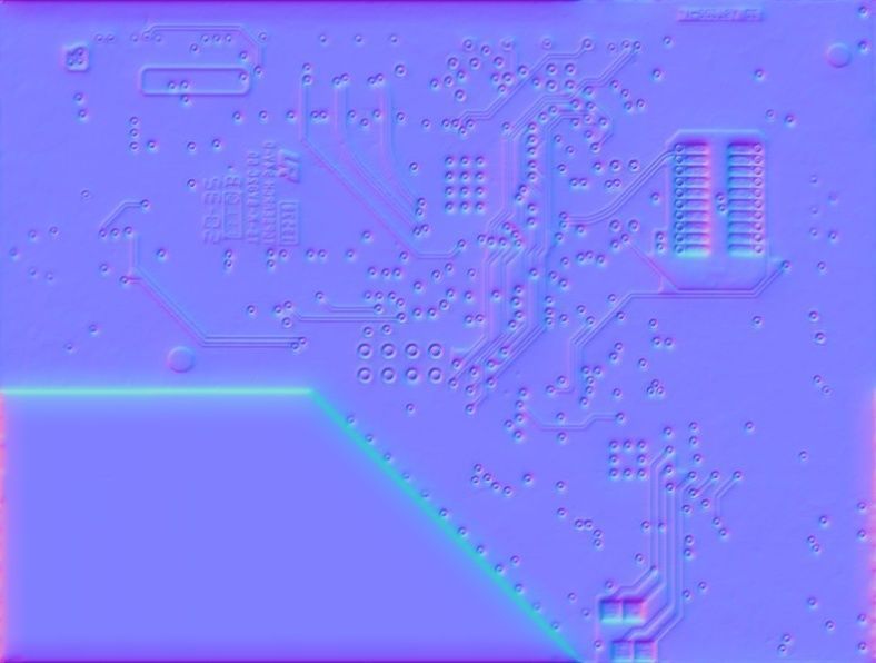 Computer Cabinet  Low-poly 3D model_12