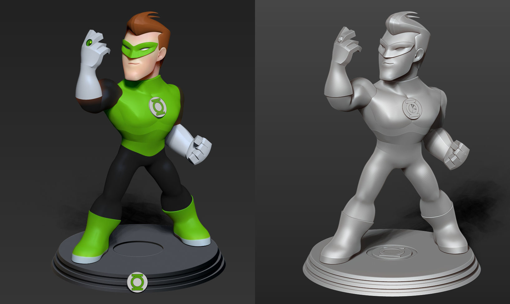 Green Lantern Fanart 3D print model_4