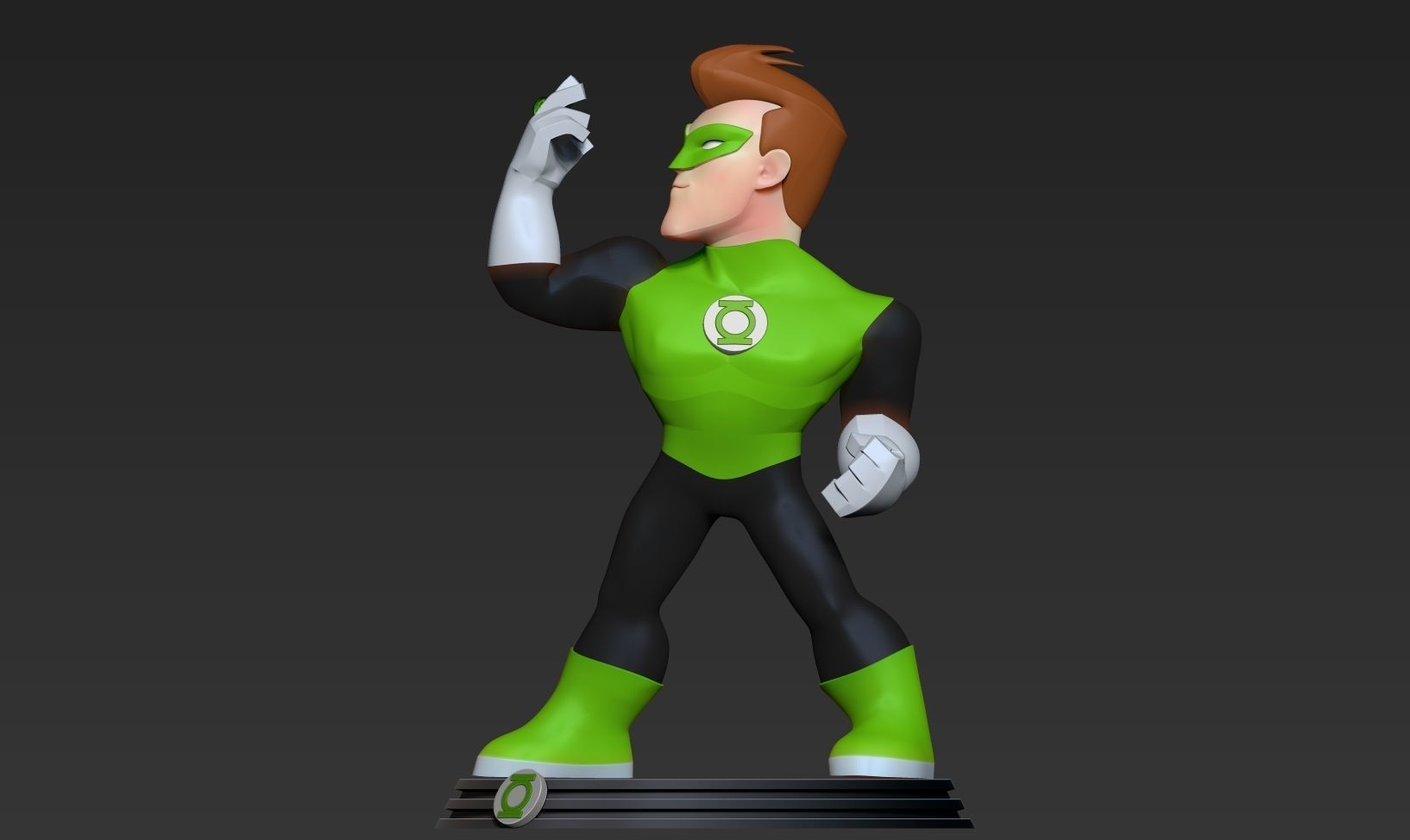 Green Lantern Fanart 3D print model_11