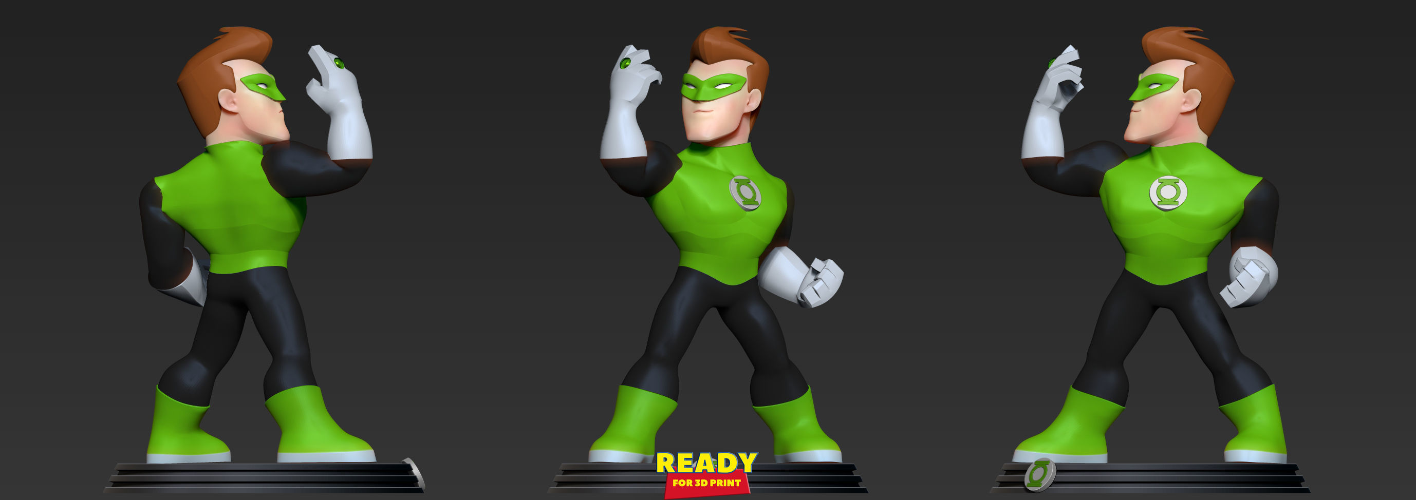 Green Lantern Fanart 3D print model_1