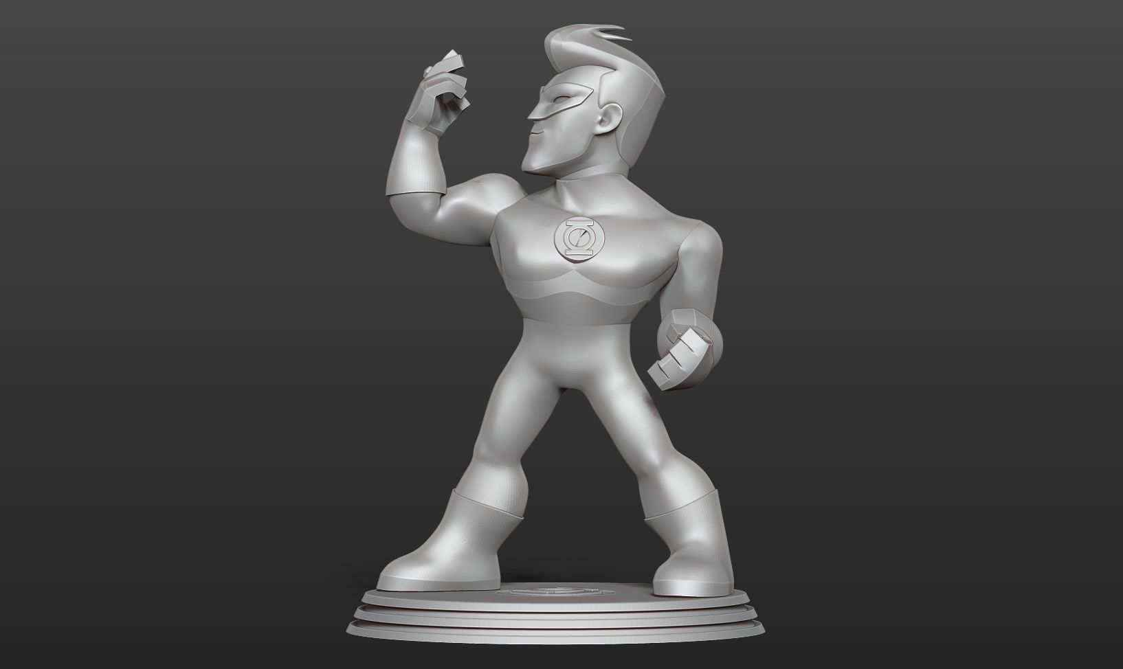 Green Lantern Fanart 3D print model_12