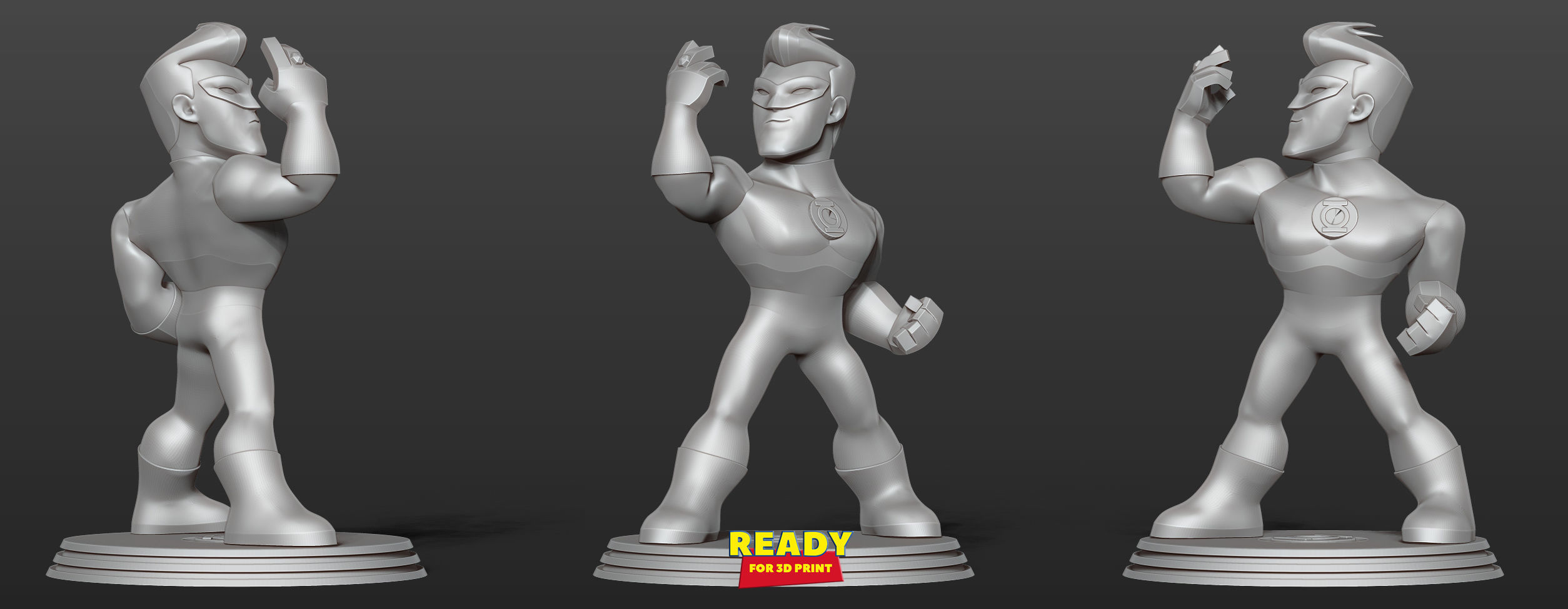 Green Lantern Fanart 3D print model_3