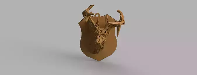 Cerf voronoi 3D print model