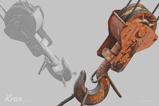 Kran Crane Scan 3D model
