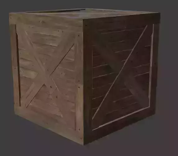 Crate wooden box