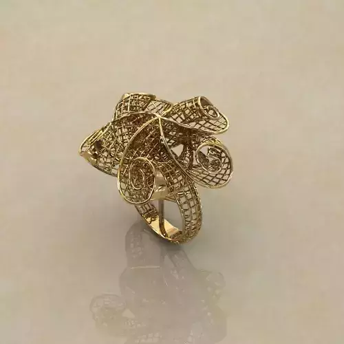 The sweetest Rose Electro-Fusion Fashion Ring