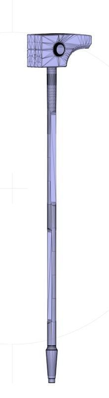 Ronan The Accuser Hammer - Cosmi Rod 3D print model_14