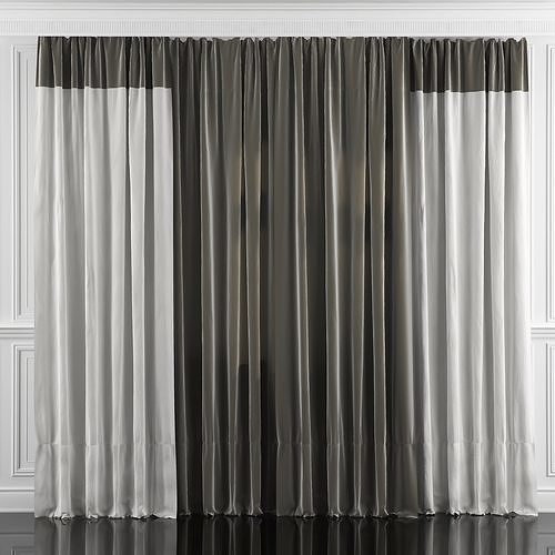 Curtain Set 22 3D model