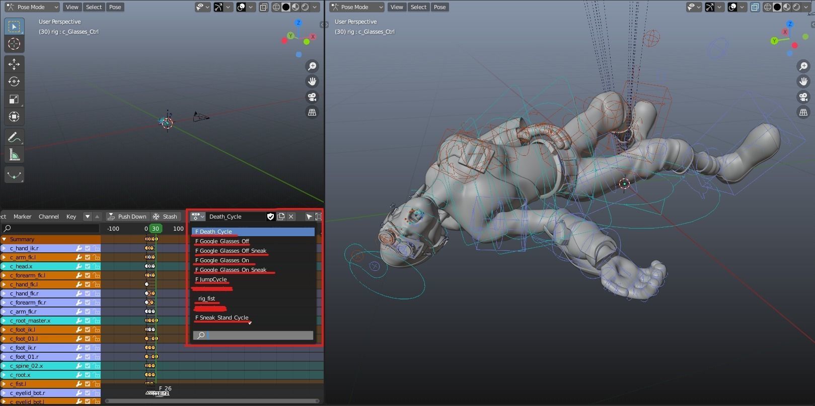 Alien augmented character for Blender version 2 83 1 and later Low-poly 3D model_13
