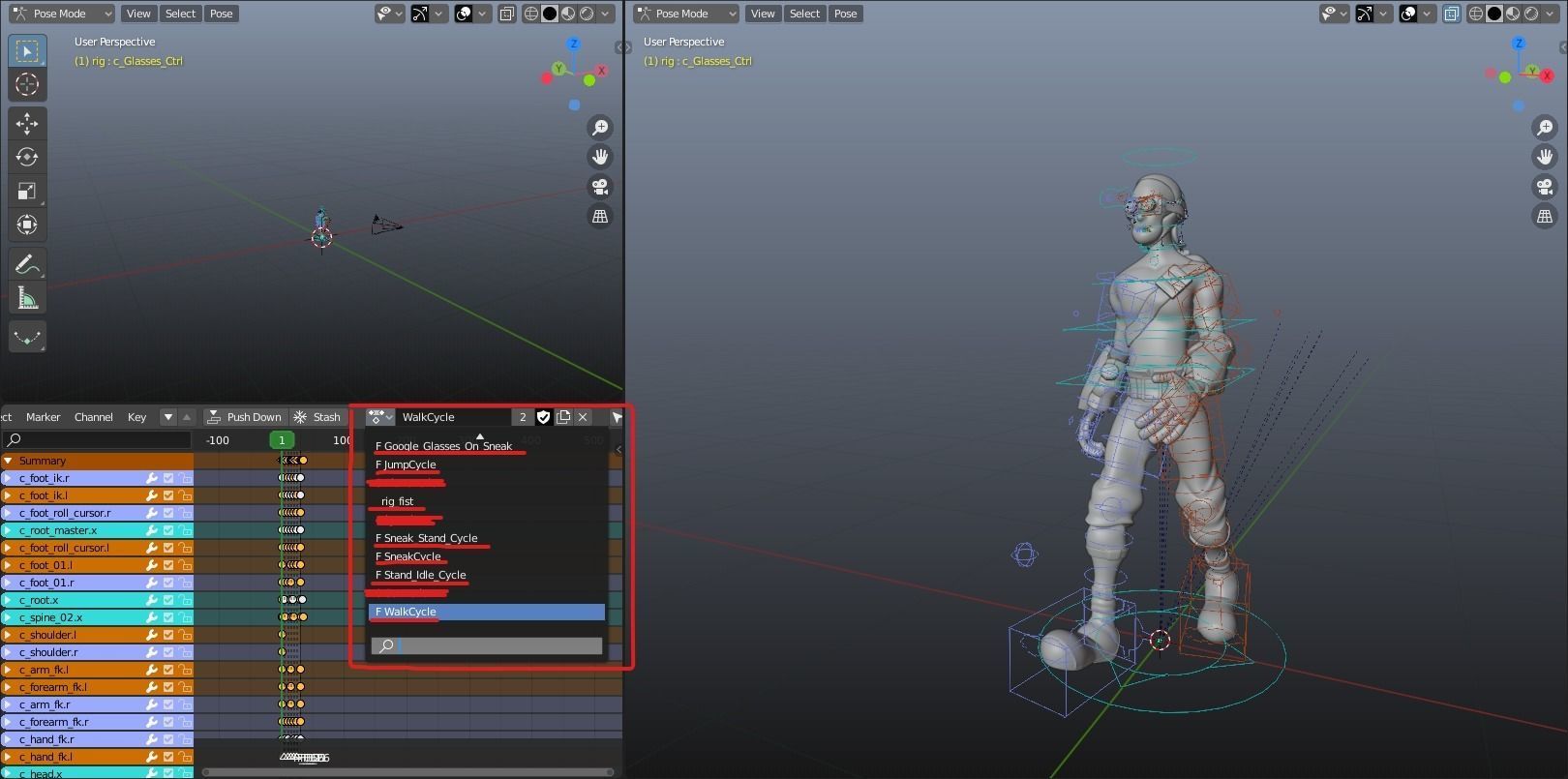 Alien augmented character for Blender version 2 83 1 and later Low-poly 3D model_12