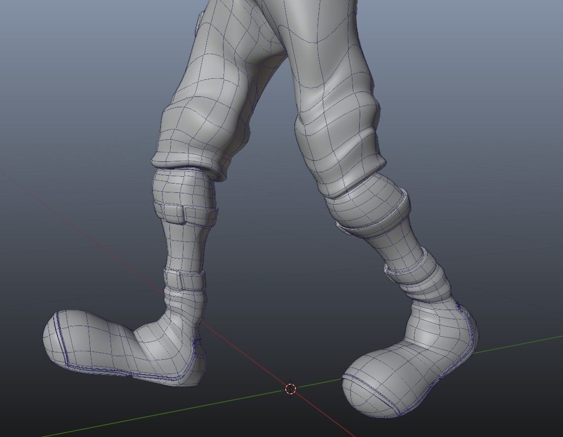 Alien augmented character for Blender version 2 83 1 and later Low-poly 3D model_16