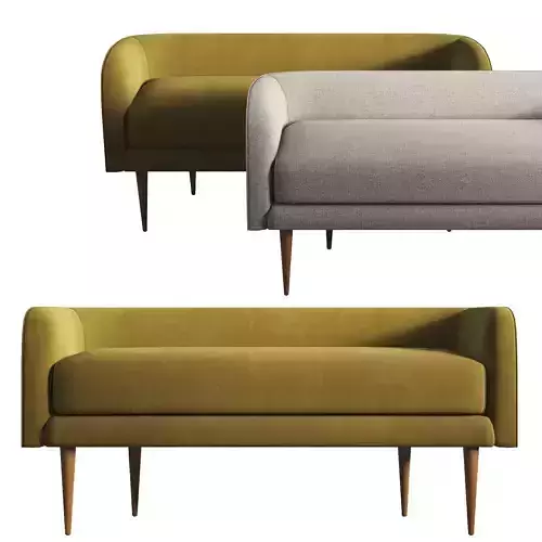 Celine Bench West Elm  3D model