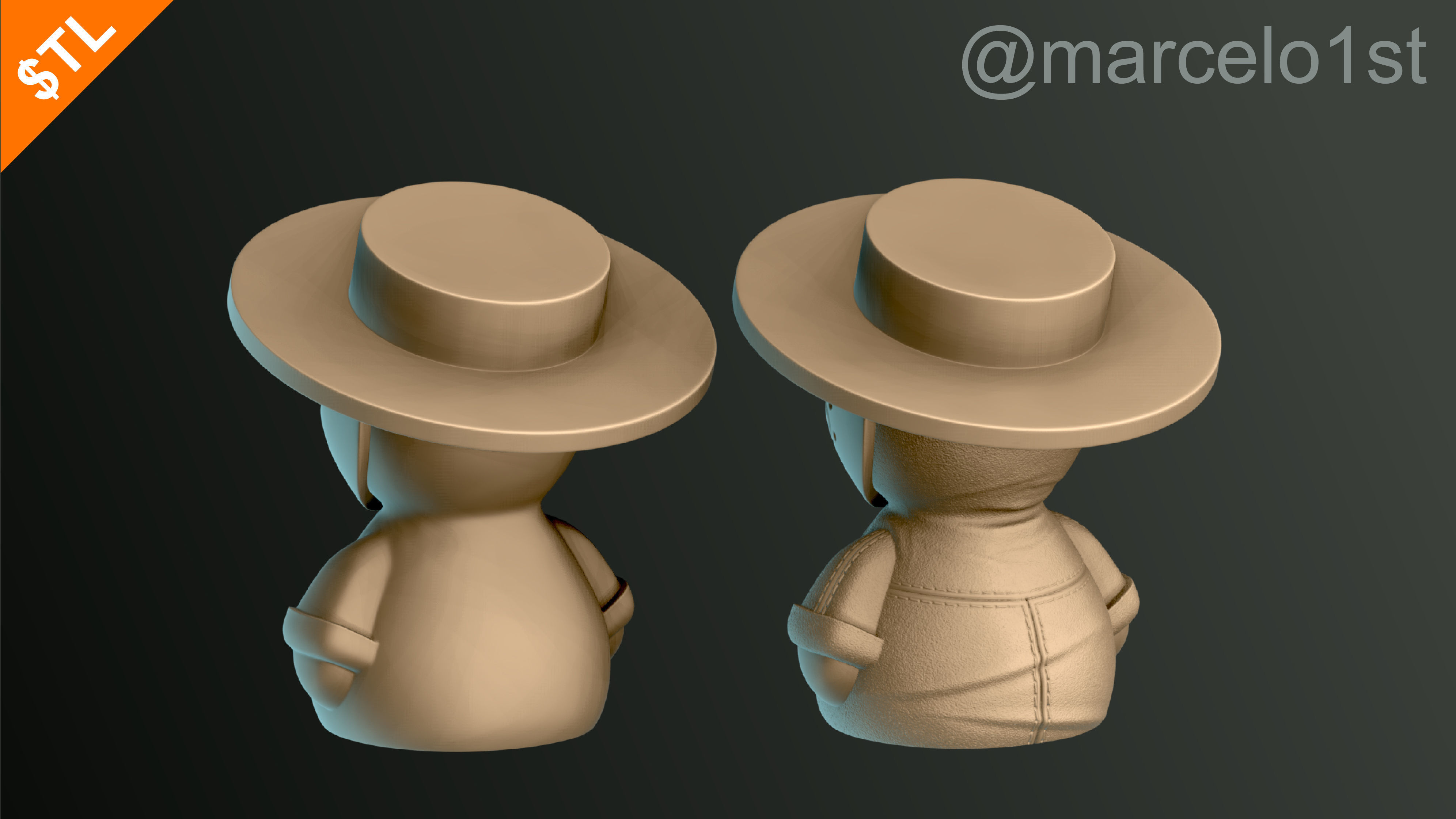 Plague Doctor - Black Death 3D print model_8