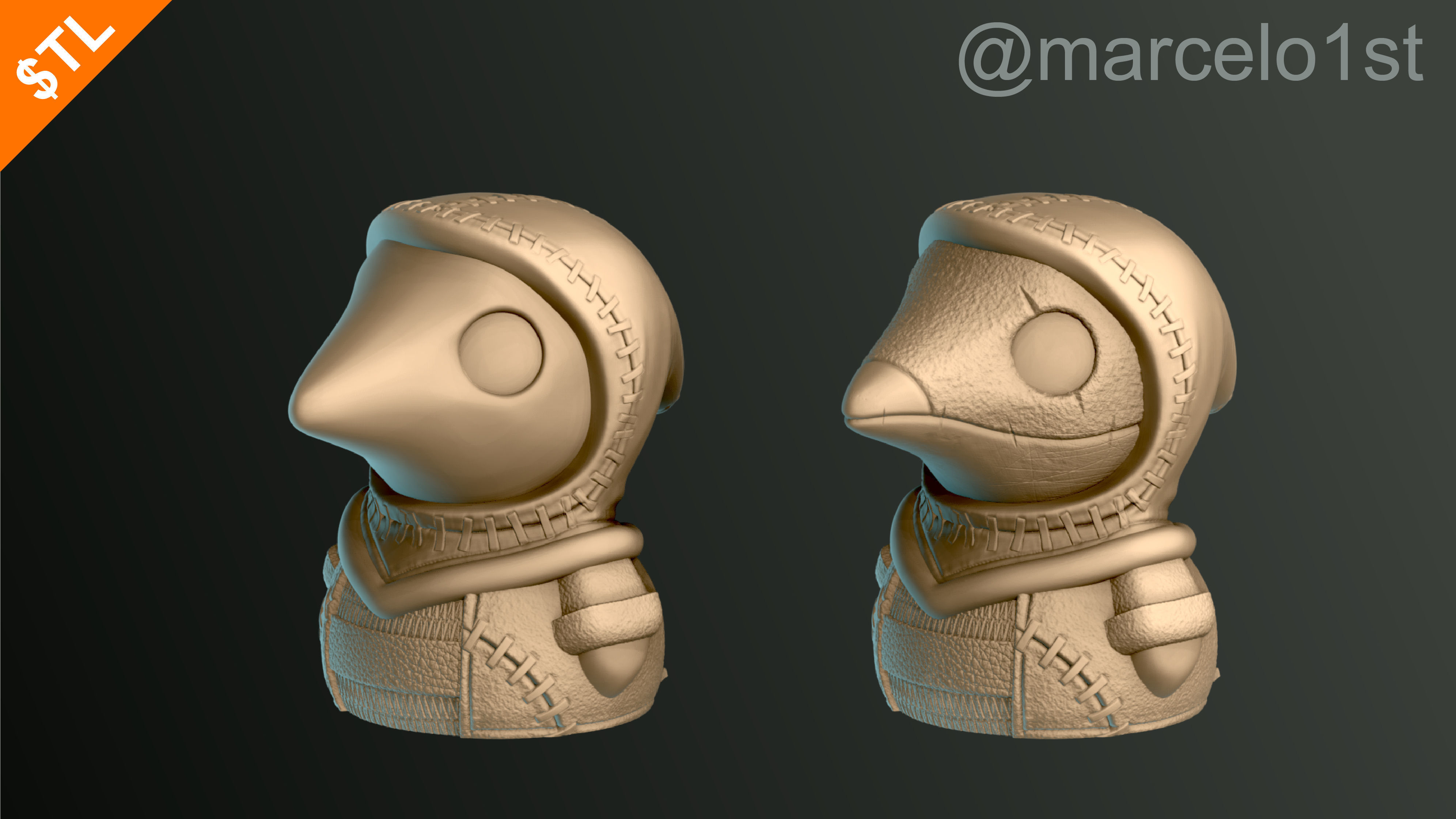 Plague Doctor - Black Death 3D print model_34