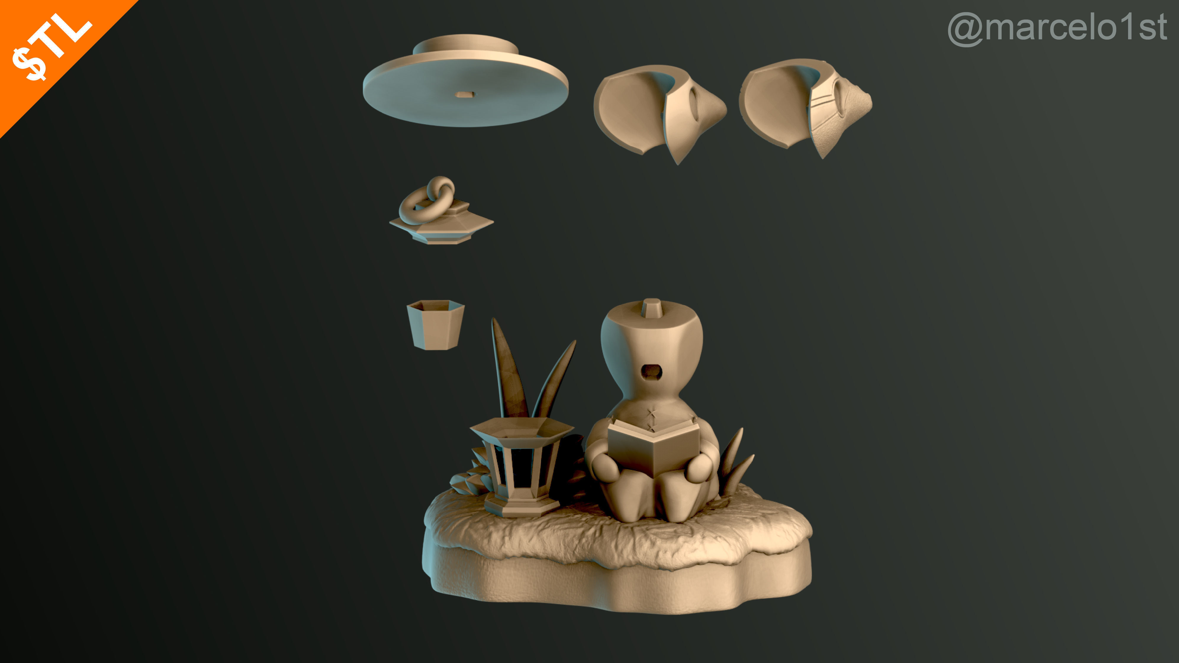 Plague Doctor - Black Death 3D print model_64