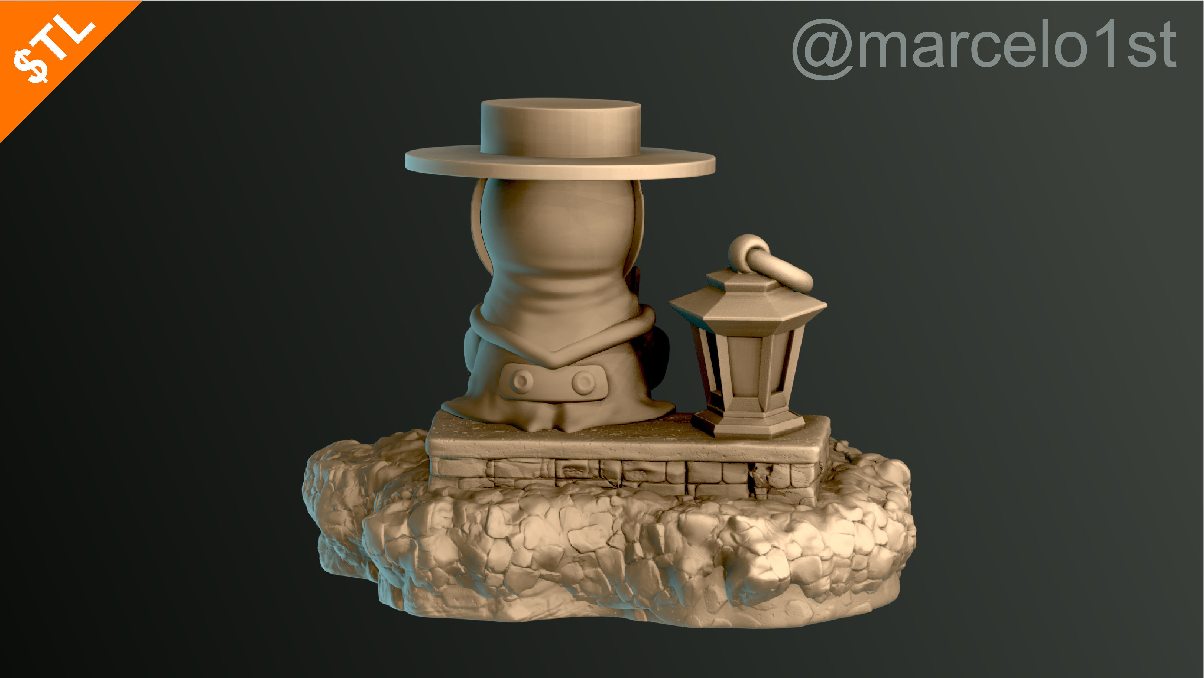 Plague Doctor - Black Death 3D print model_43