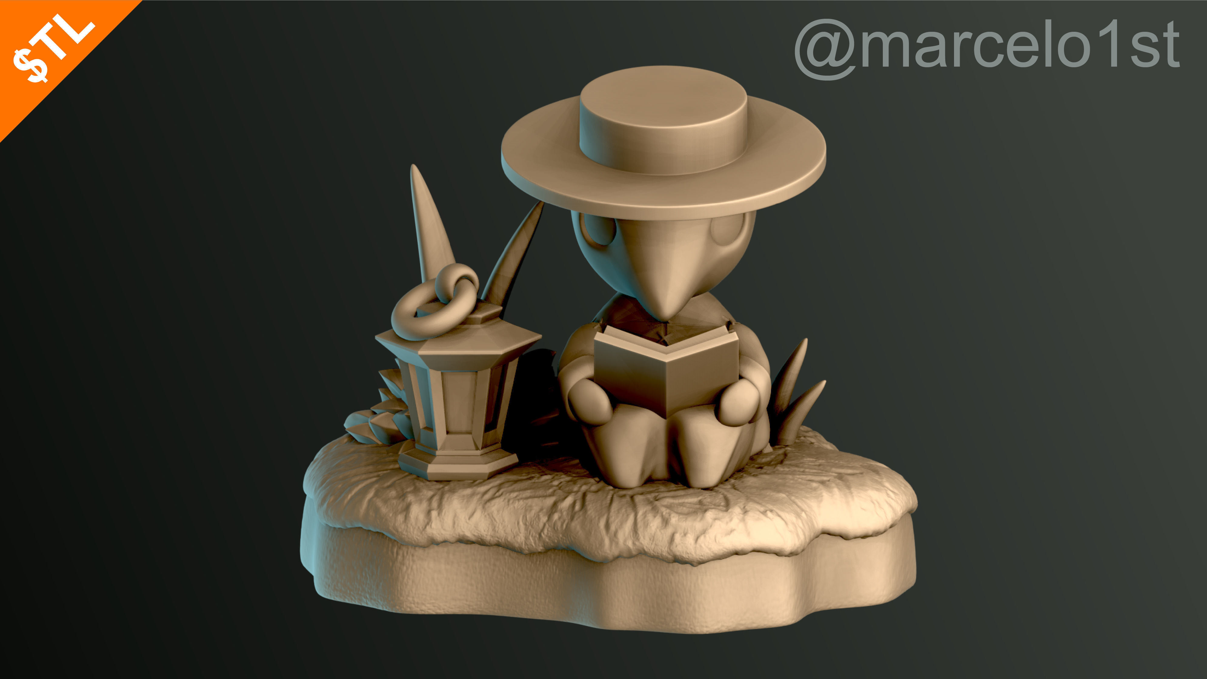 Plague Doctor - Black Death 3D print model_53