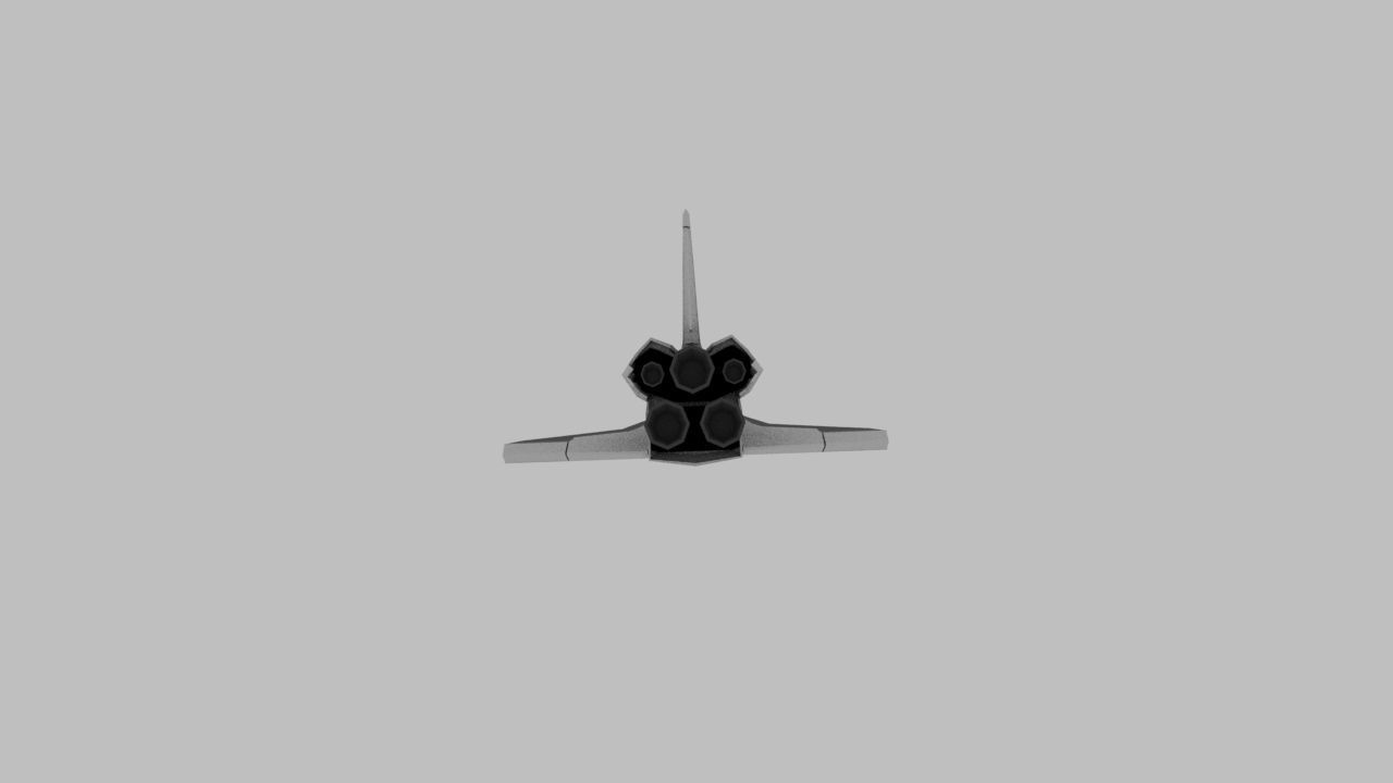 Space Shuttle Free low-poly 3D model_2