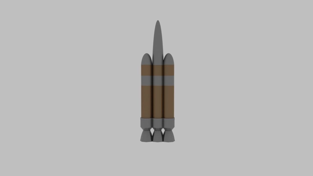 Space Shuttle Free low-poly 3D model_3